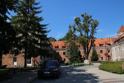 Ordensburg von Preußisch Holland mit Standesamt und Museum