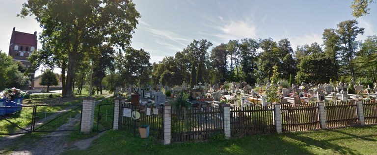 Friedhof von Gallingen mit Kirche