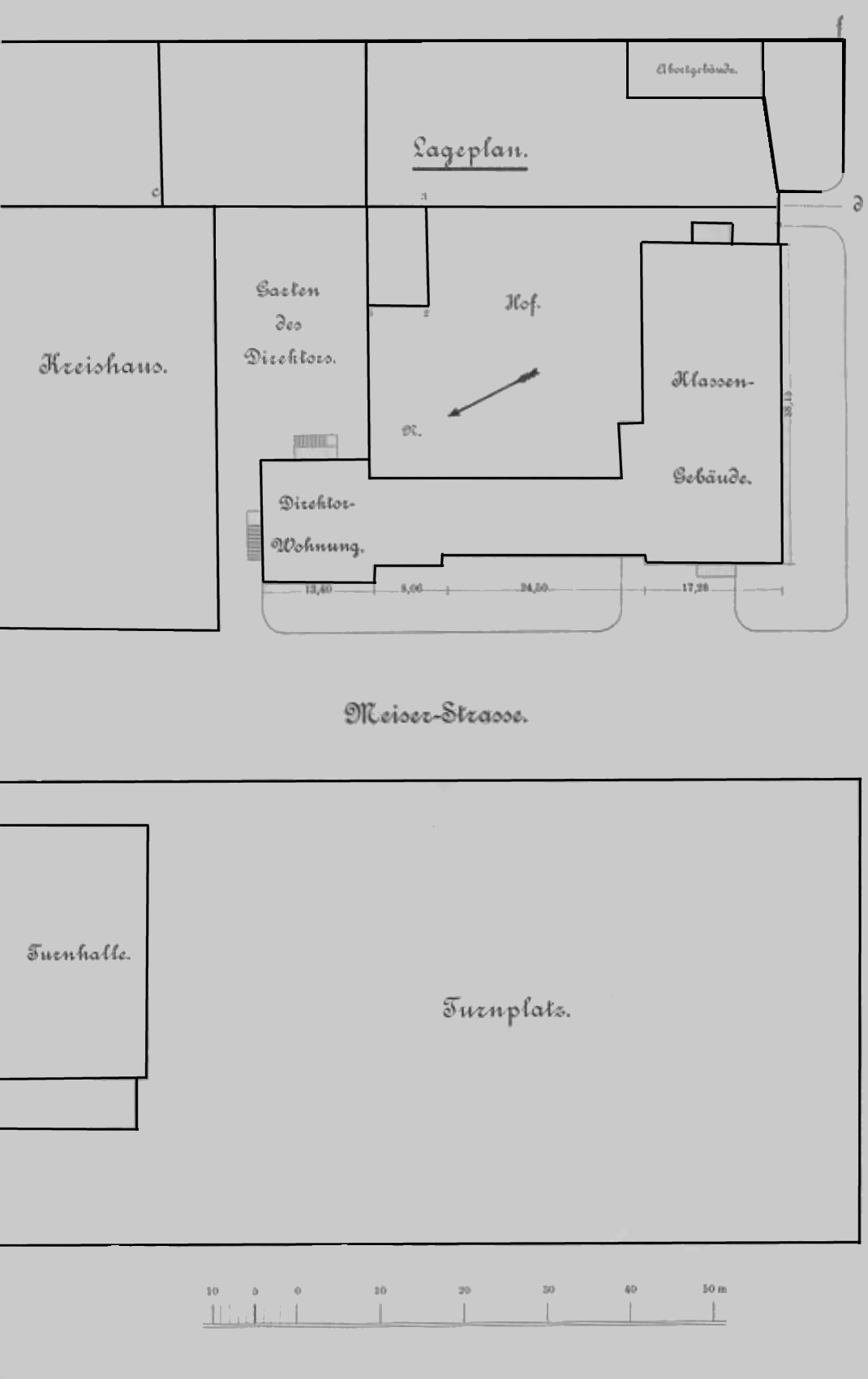 Lageplan neue Friedrichschule