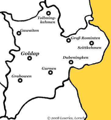 Kirchspiele des Landkreises Goldap