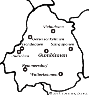Kirchspiele des Landkreises Gumbinnen