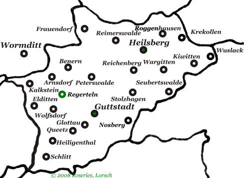 Kirchspiele des Landkreises Heilsberg