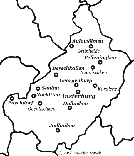 Kirchspiele des Landkreises Insterburg