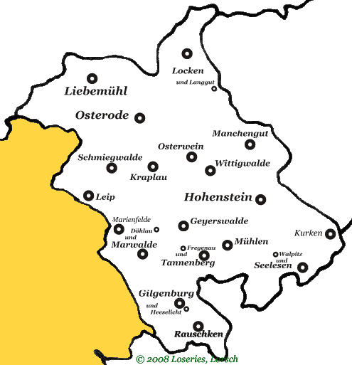 Kirchspiele des Landkreises Osterode
