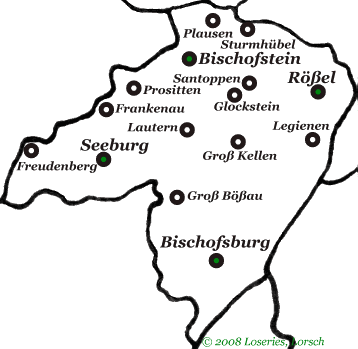 Kirchspiele des Landkreises Rößel