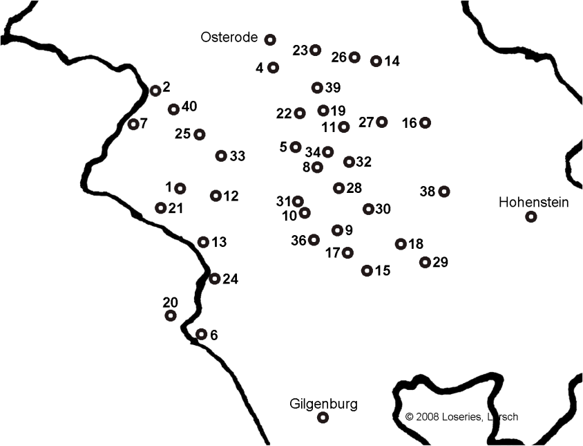 Die adligen Güter und Dörfer von Osterode im Jahre 1716