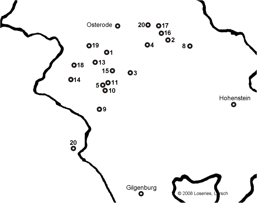 Die freyen Güter und Dörfer von Osterode im Jahre 1716